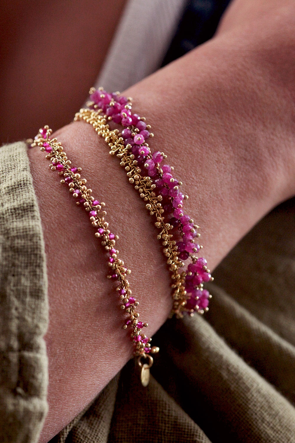 Ruby Mulberry Bracelet