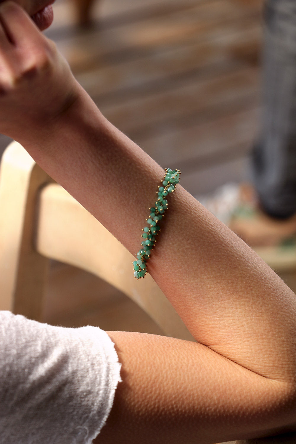 Emerald Grapes Bracelet