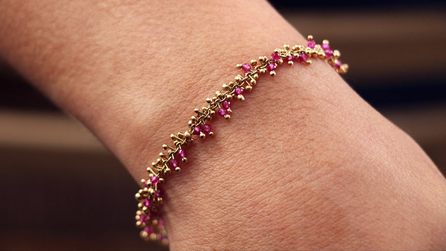 Ruby Mulberry Bracelet