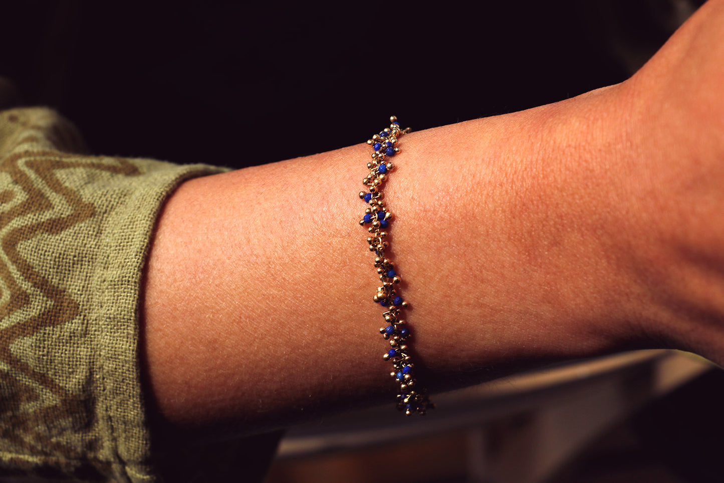 Lapis Mulberry Bracelet