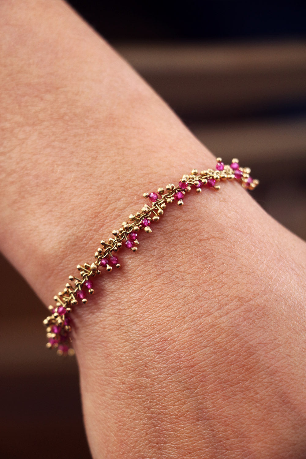 Ruby Mulberry Bracelet