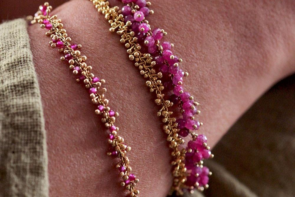 Ruby Grapes Bracelet